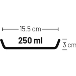 Flamingo Keramische Voer/Waterbak Marmi - Kattenvoerbak - Ø15.5x3 cm Grijs