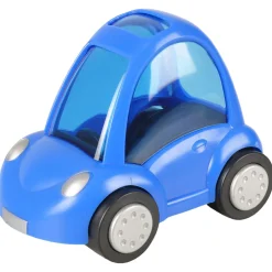 Flamingo Knaagdierenspeelgoed Bertrand Auto - Speelgoed - 14x9x11 cm Blauw Wit Zwart