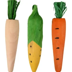 Flamingo Knaagdierspeelgoed Vikas - Speelgoed - 10x2x2 cm Groen Geel Oranje