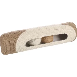 Flamingo Koker Met Ballen Cooper - Kattenspeelgoed - 29x6.5 cm Bruin