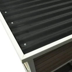 Flamingo Konijnenhok Floret Urban - Dierenverblijf - 165x62x92 cm Beige Wit