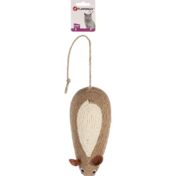 Flamingo Muis Minous - Kattenspeelgoed - 23x10.5 cm Bruin