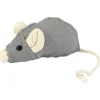 Flamingo Natural Fun Muis - Kattenspeelgoed - 17 cm Grijs Beige