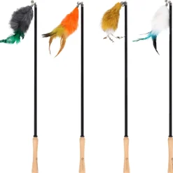 Flamingo Nouk Hengel - Kattenspeelgoed - 61>142 cm Assorti