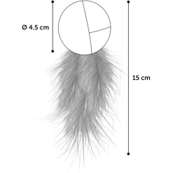 Flamingo Vinta Bal +veer - Kattenspeelgoed - Beige