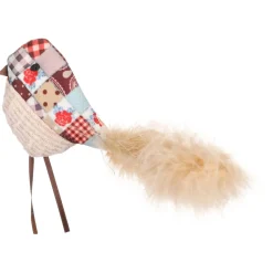 Flamingo Vinta Vogel + Veer - Kattenspeelgoed - Beige