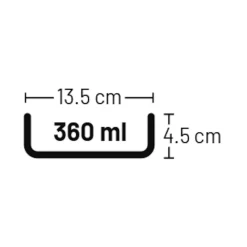 Flamingo Voerbak Mylo Konijn - Voerbak - Ø13.5x5 cm 360 ml 240 g Grijs Wit