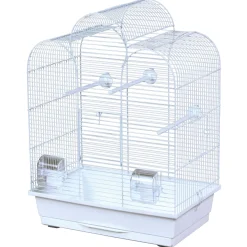 Flamingo Vogelkooi Dara Wit - Vogelverblijven - 48x28x61.5 cm Wit Wit