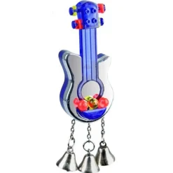 Flamingo Vogelspeelgoed Muziek - Vogelspeelgoed - 13x4x4 cm Assorti