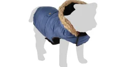 Flamingo Winterjas Sabi Blauw - Hondenkleding