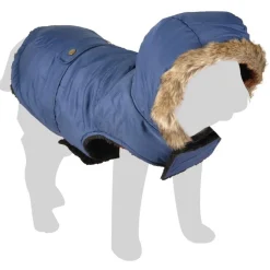 Flamingo Winterjas Sabi Blauw - Hondenkleding