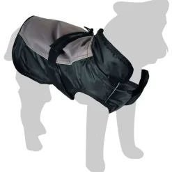 Flamingo Winterjas Zane Zwart&Grijs - Hondenkleding