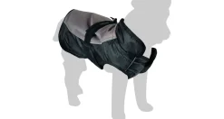 Flamingo Winterjas Zane Zwart&Grijs - Hondenkleding