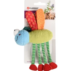 Flamingo Yowly  Libelle Met Pootjes - Kattenspeelgoed - 18 cm Multi-Color