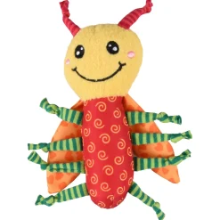 Flamingo Yowly Lieveheersbeestje - Kattenspeelgoed - 14 cm Multi-Color