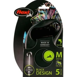 Flexi Black Design Koord M 5 m - Hondenriem