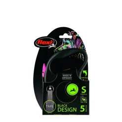 Flexi Black Design Koord S 5 m - Hondenriem