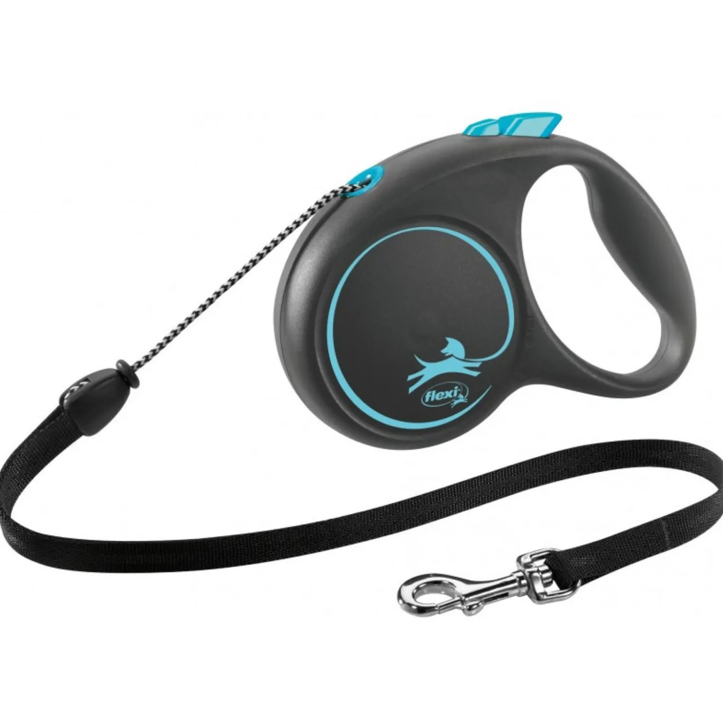 Flexi Black Design Koord S 5 m - Hondenriem