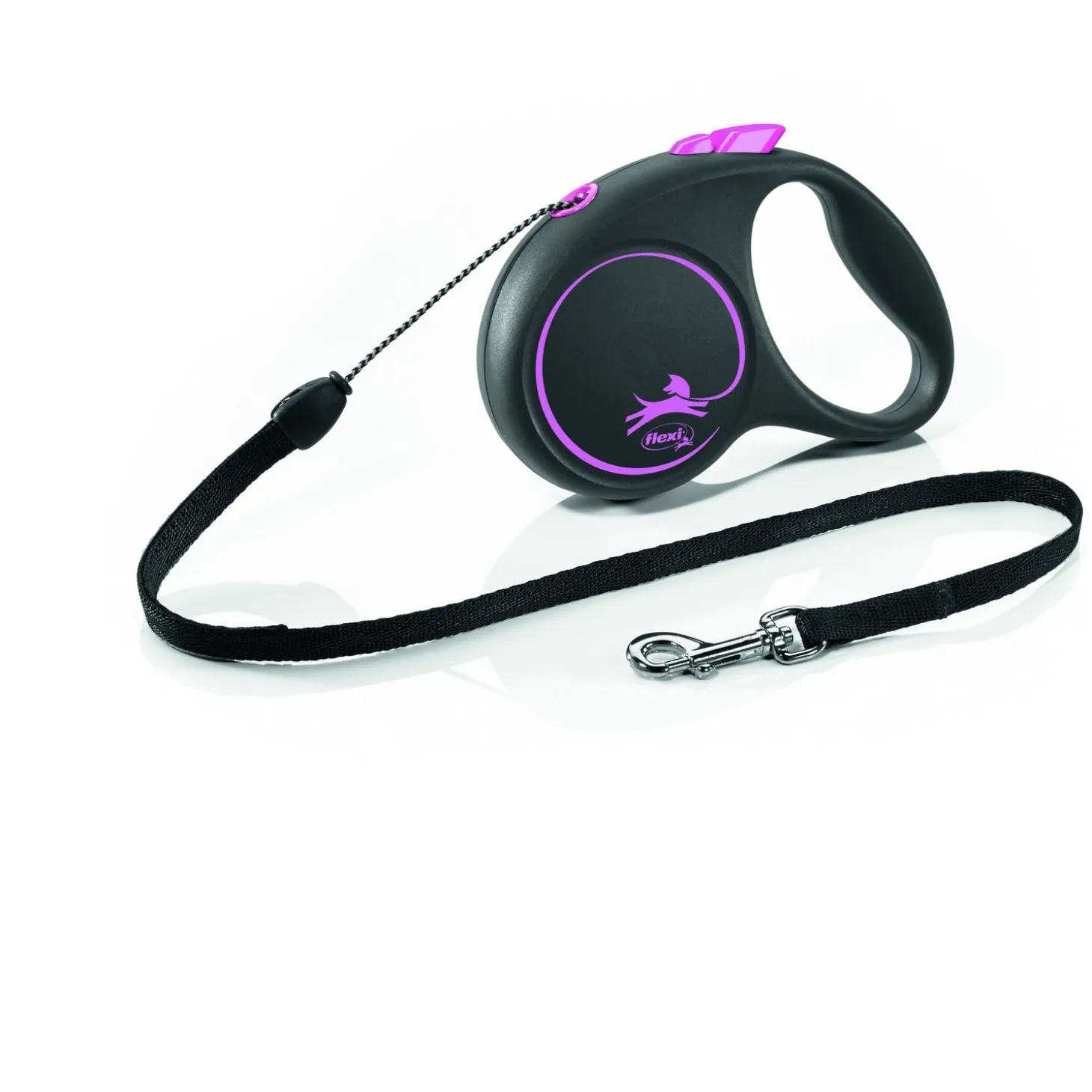 Flexi Black Design Koord S 5 m - Hondenriem