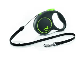 Flexi Black Design Koord S 5 m - Hondenriem
