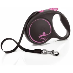 Flexi Black Design Tape L 5 m - Hondenriem