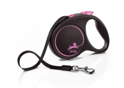 Flexi Black Design Tape M 5 m - Hondenriem