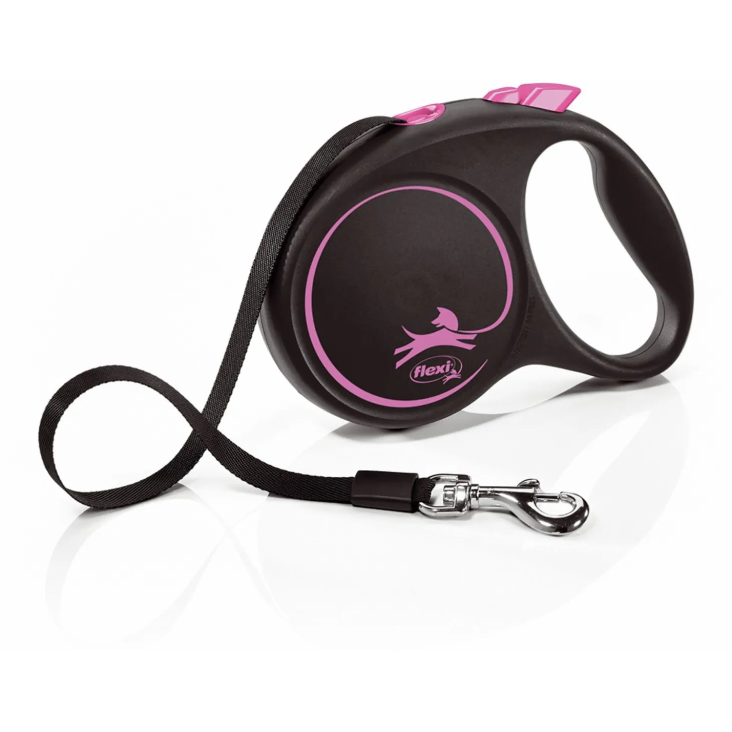 Flexi Black Design Tape M 5 m - Hondenriem