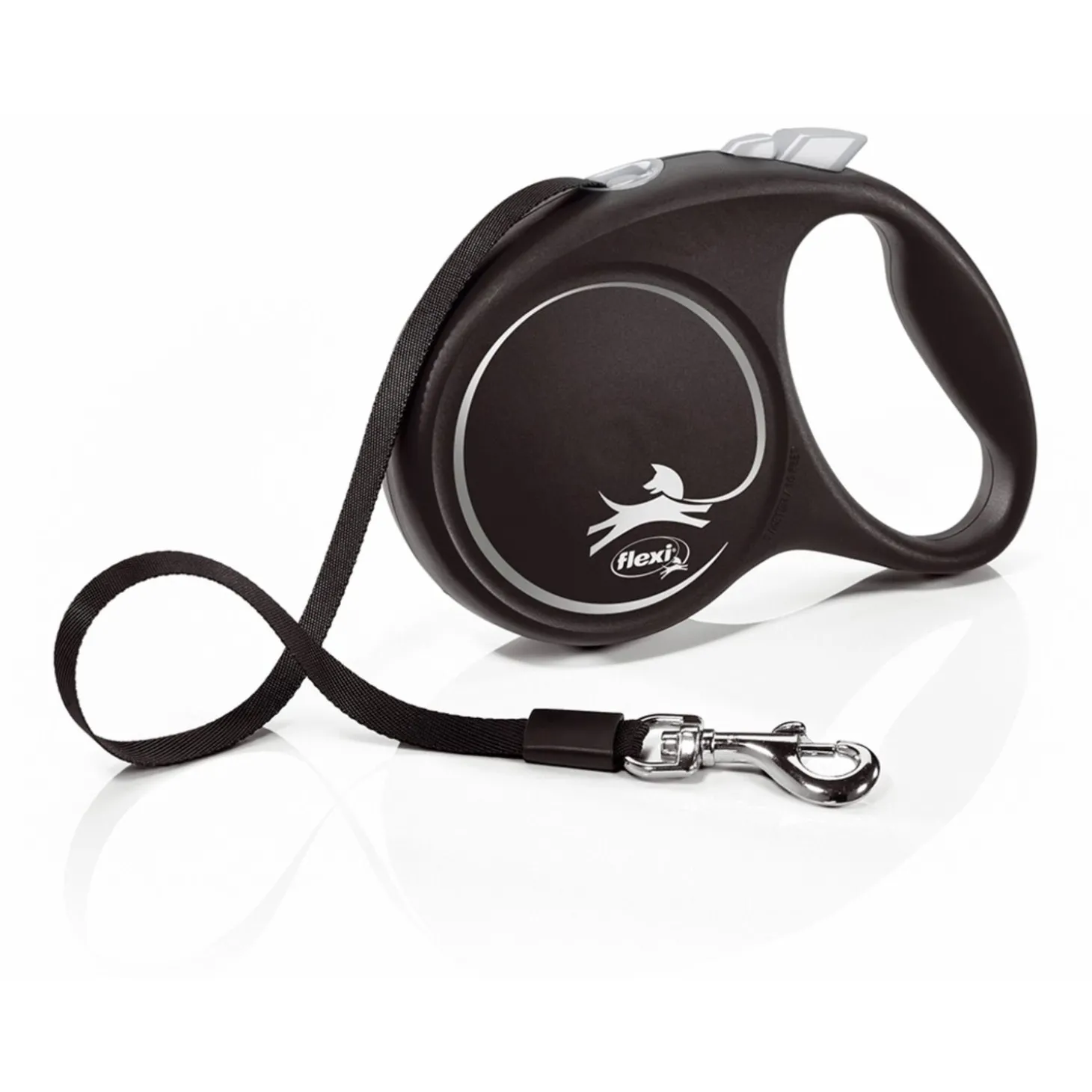 Flexi Black Design Tape M 5 m - Hondenriem