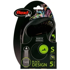 Flexi Black Design Tape S 5 m - Hondenriem