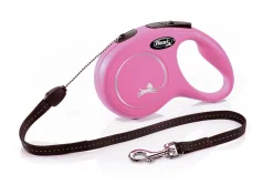 Flexi Rollijn Classic Koord S Pink - Hondenriem