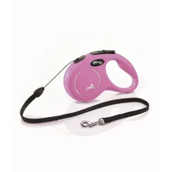 Flexi Rollijn Classic Koord S Pink - Hondenriem