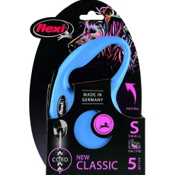 Flexi Rollijn Classic Koord S Blauw - Hondenriem