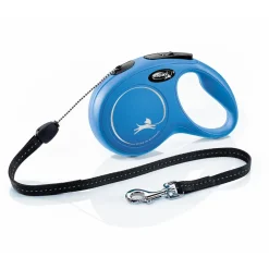 Flexi Rollijn Classic Koord S Blauw - Hondenriem