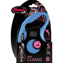 Flexi Rollijn Classic Koord S Blauw - Hondenriem