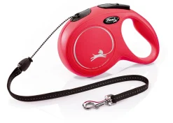 Flexi Rollijn Classic Koord M Rood - Hondenriem