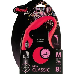 Flexi Rollijn Classic Koord M Rood - Hondenriem