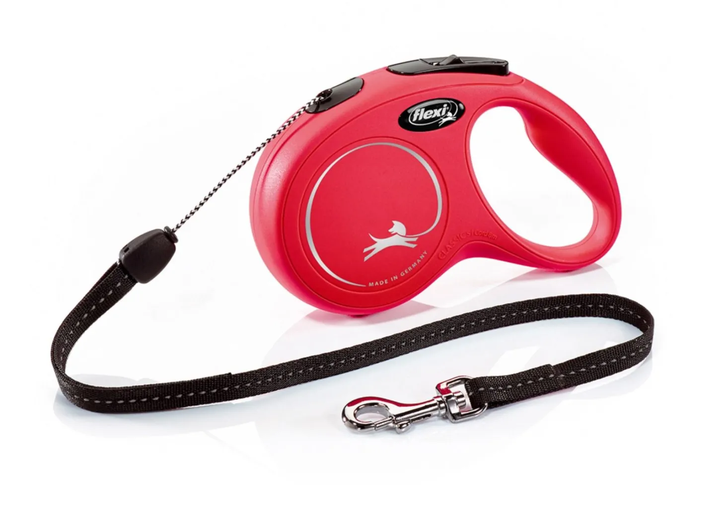 Flexi Rollijn Classic Koord S Rood - Hondenriem