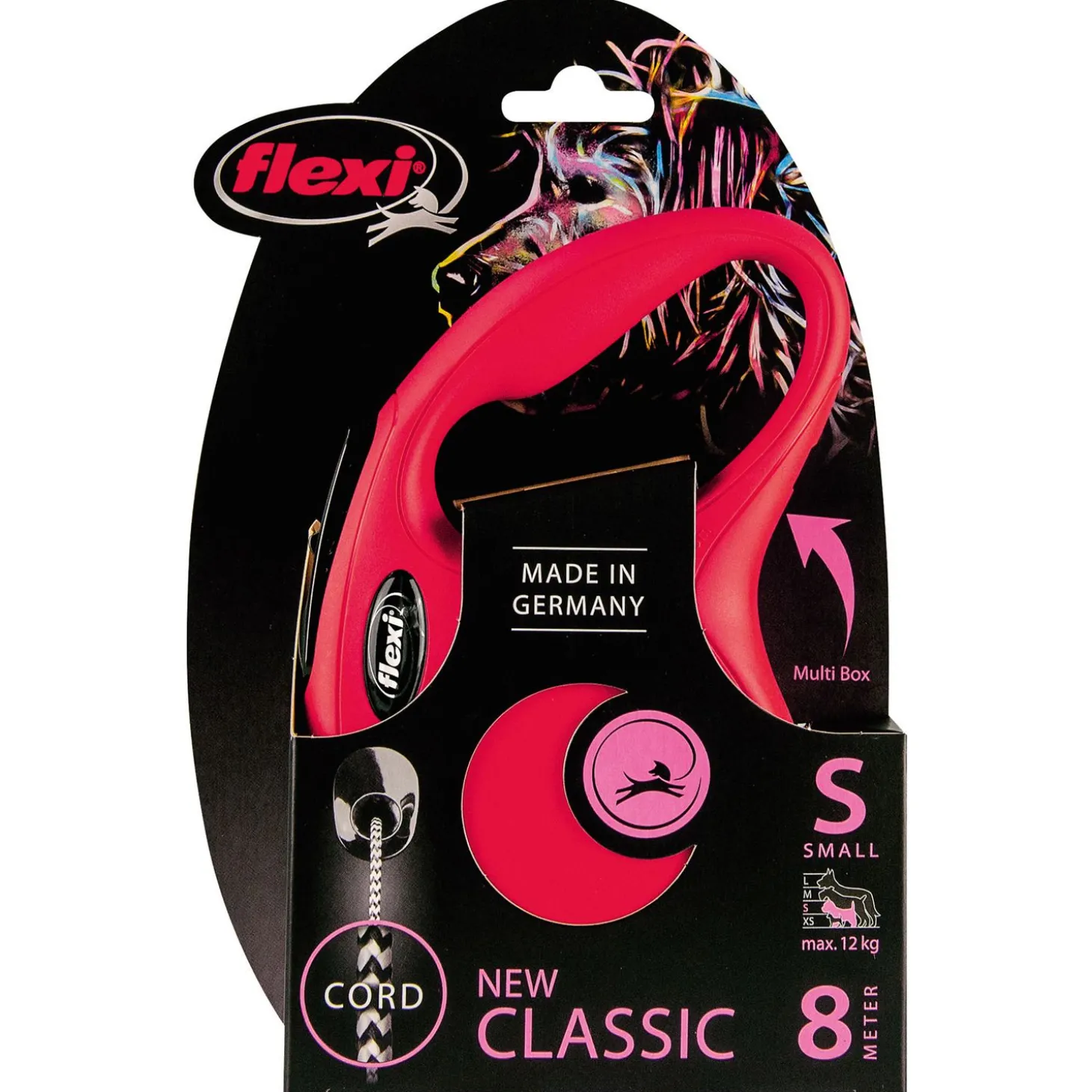 Flexi Rollijn Classic Koord S Rood - Hondenriem