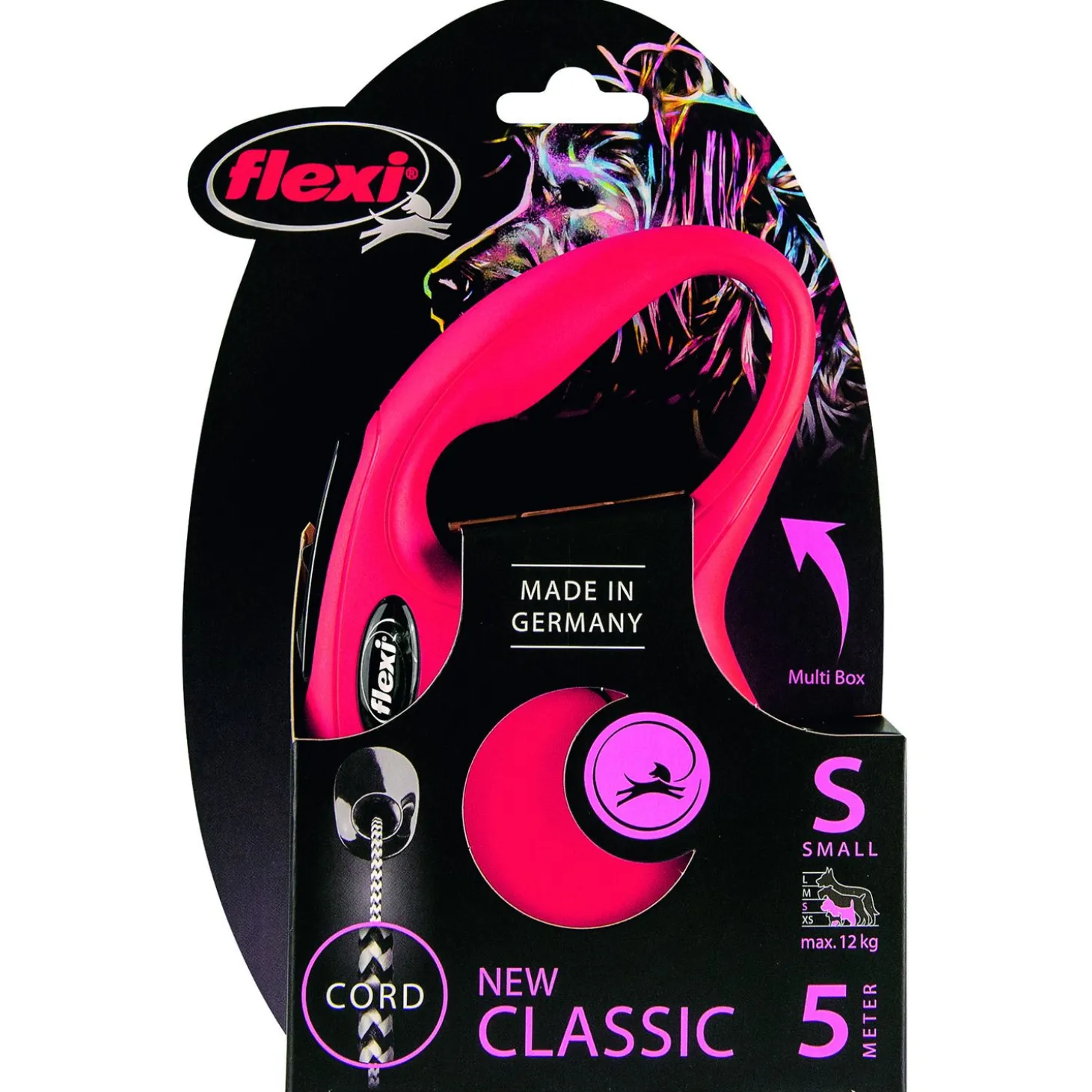 Flexi Rollijn Classic Koord S Rood - Hondenriem