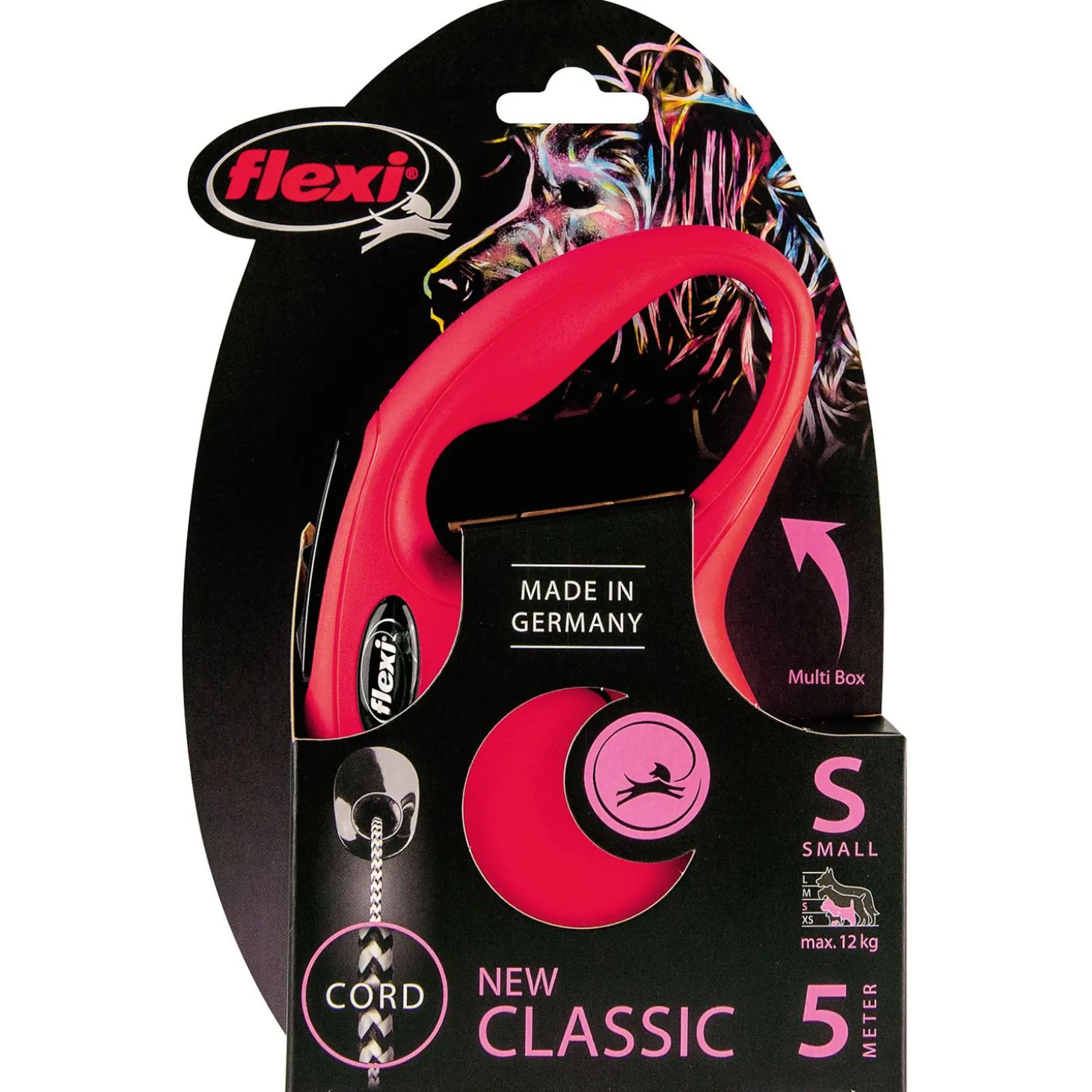 Flexi Rollijn Classic Koord S Rood - Hondenriem