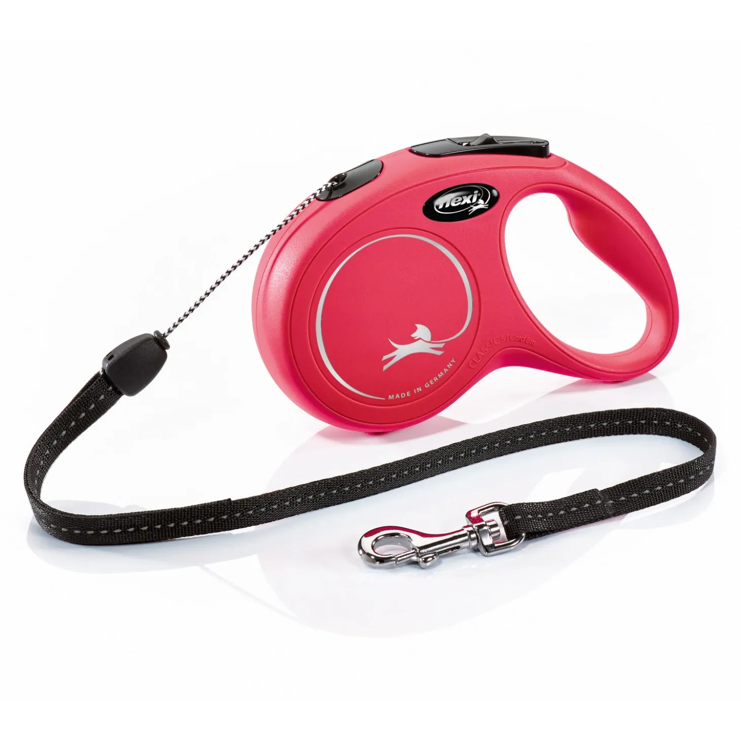 Flexi Rollijn Classic Koord S Rood - Hondenriem