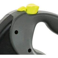 Flexi Rollijn Giant Tape Profession - Hondenriem - 10 m Zwart Neon Geel L