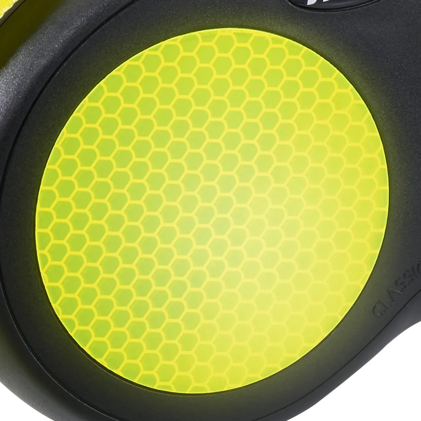 Flexi Rollijn New Classic Neon S Koord - Hondenriem - 5 m Zwart Geel S