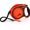 Flexi Rollijn Xtreme Tape - Hondenriem - 8 m Oranje Zwart L