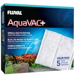 Fluval Fine Filter Pad Pro Vac Plus - Onderhoud - Wit 5 stuks
