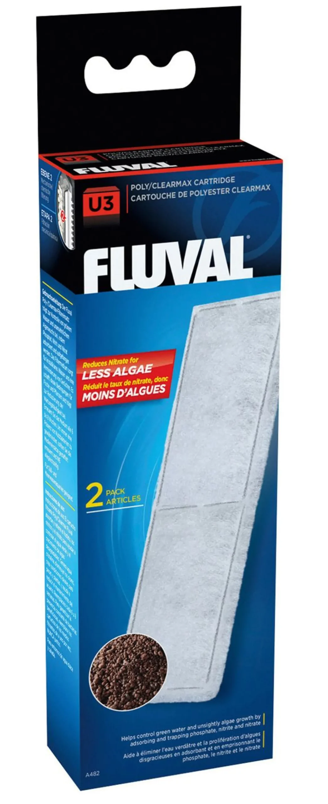 Fluval U3 Clearmax - Filters - 2 stuks U3