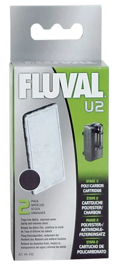 Fluval U2 Koolpatroon - Filters - 2 stuks U2