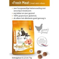 Fokker Cat Fresh Meat Kip - Kattenvoer