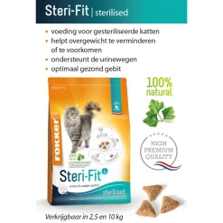 Fokker Cat Steri-Fit Kip - Kattenvoer