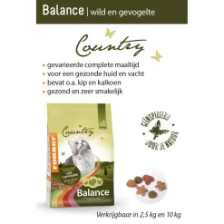 Fokker Country Balance Cat Wild&Gevogelte - Kattenvoer
